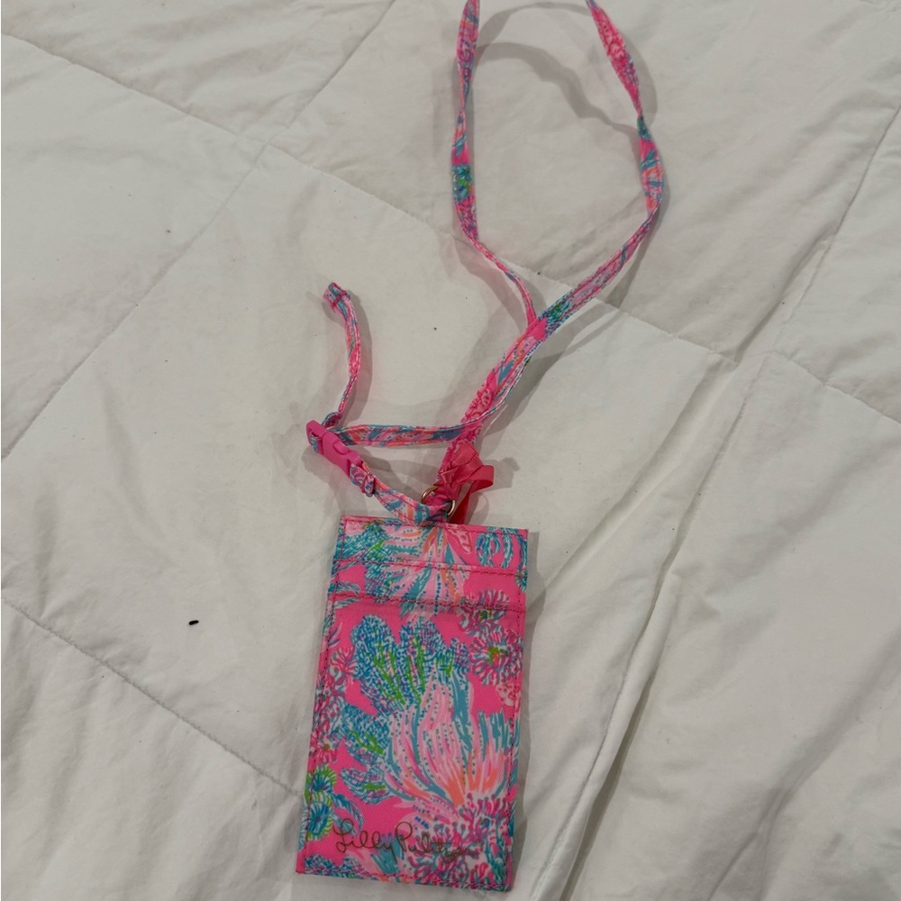 Lilly Pulitzer Pink and Blue Floral Bag